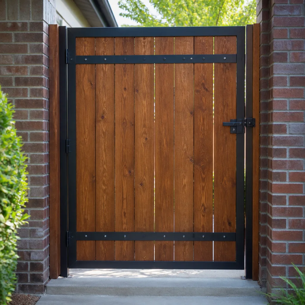 Wood & steel frame